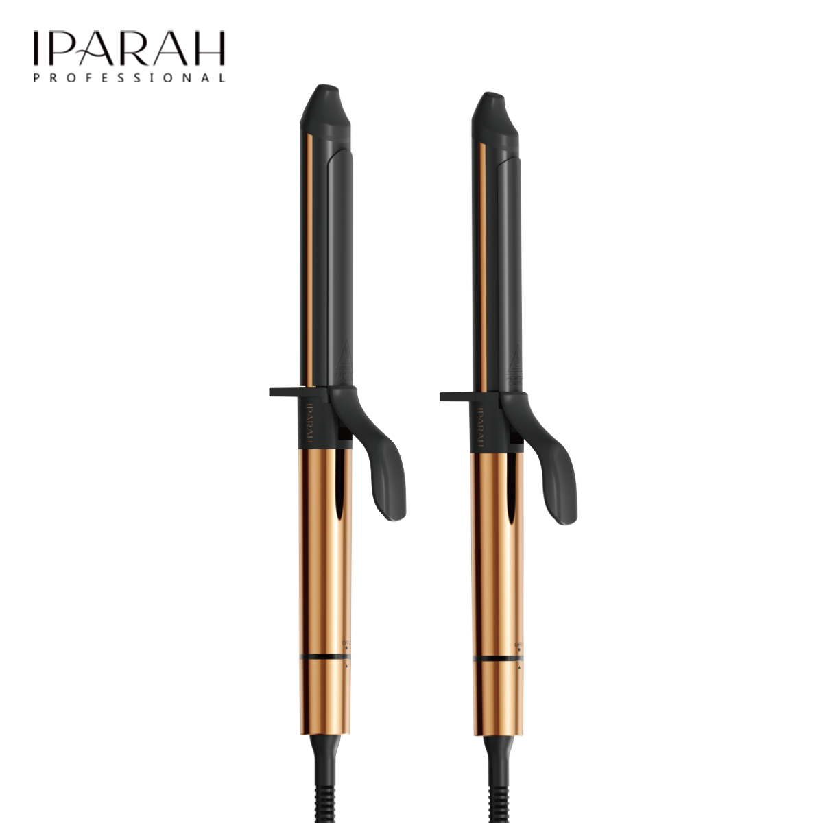 IPARAH P-210 25/32mm Ceramic Coating Barrel Professional Hair Curler Iron for Women