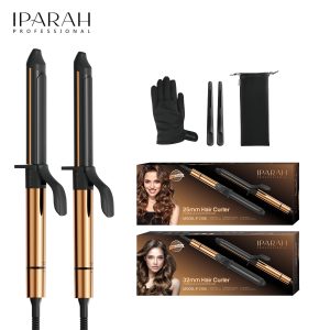 IPARAH P-210 25/32mm Ceramic Coating Barrel Professional Hair Curler Iron for Women