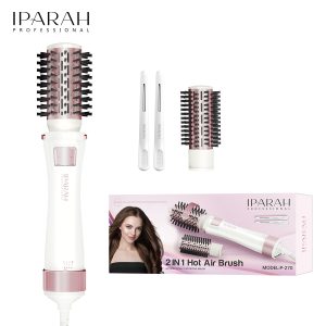 IPARAH P-270 Hairdryer 2 in 1 Multi-Styler With Hot Air Brush Autorotation Hair Dryer Curler Straightener Styling Tools