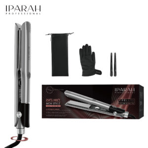 IPARAH P-130 Professional MCH Electric 120-250 Hair Straightener Flat Iron Fast Heat Ceramic Plate LED Portable RV Hotel